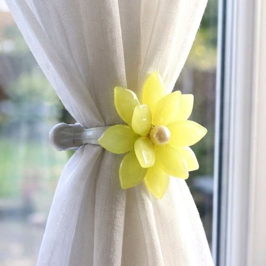 Decorative curtain tieback mix design