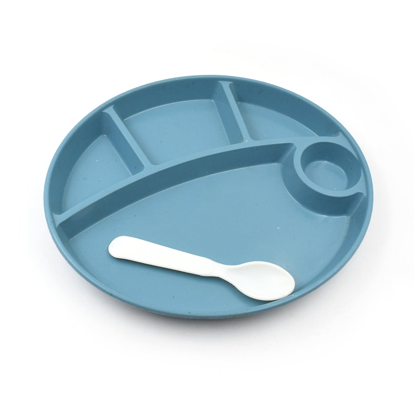 Biodegradable 5-Compartment Food Plate for Kids, BPA-Free (1 Pc)