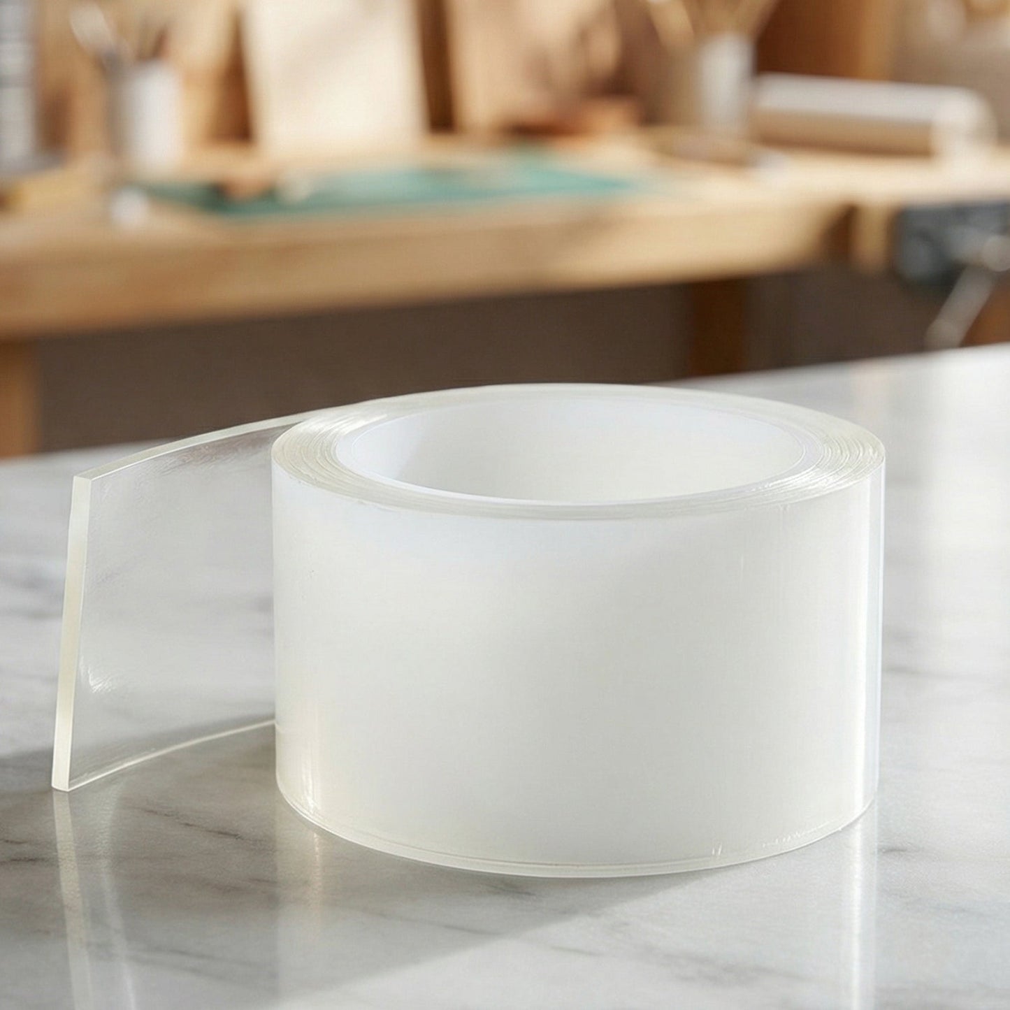 Transparent Nano Magic Double Sided Adhesive Tape (95 × 50 mm, 1 Pc)