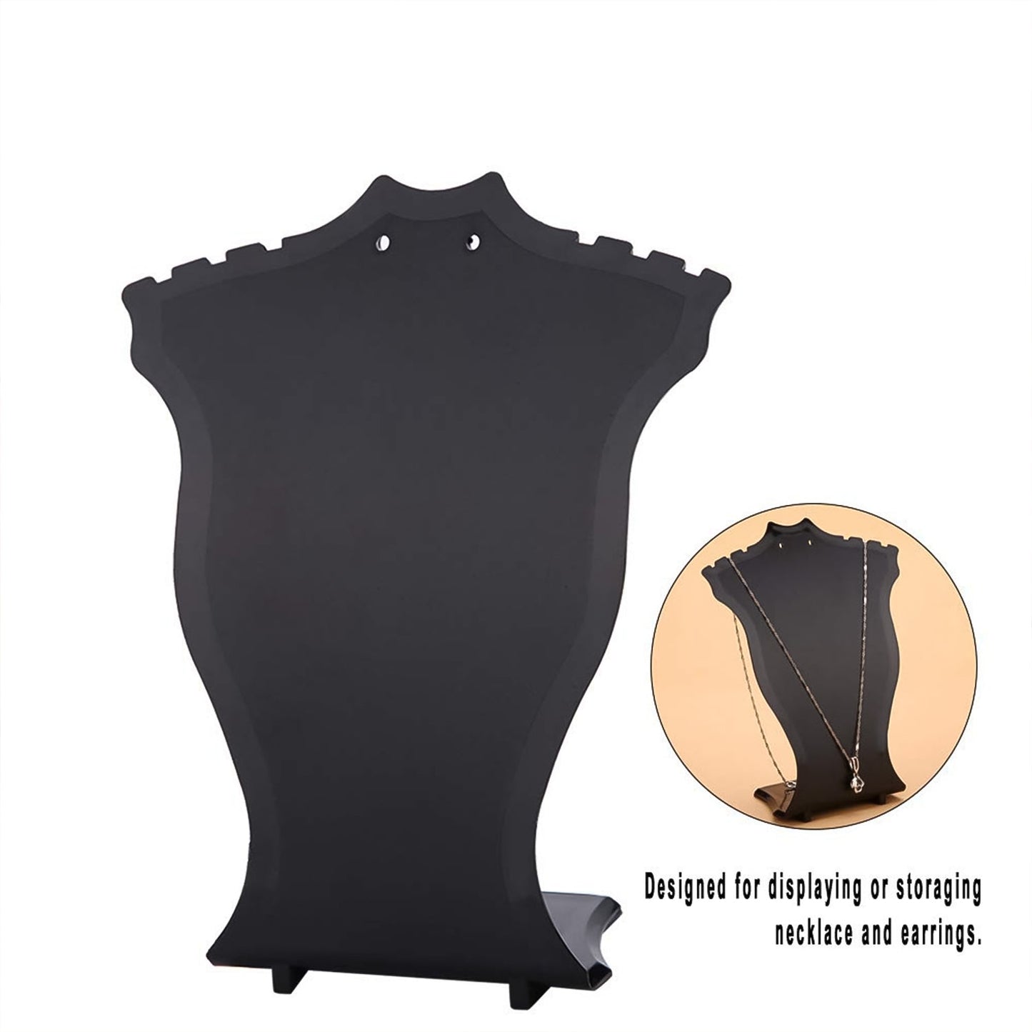 Ornament lift necklace display stand 13cm plastic India