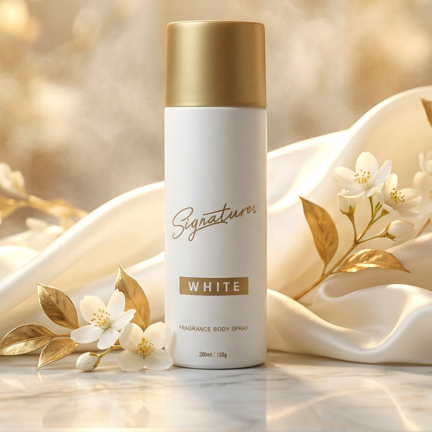 men's white fragrance deodorant spray Signature brand