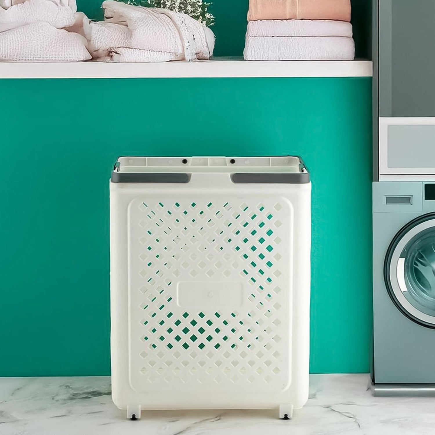  Large Foldable Laundry Basket Wheels - feature