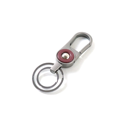 durable dual ring keychain