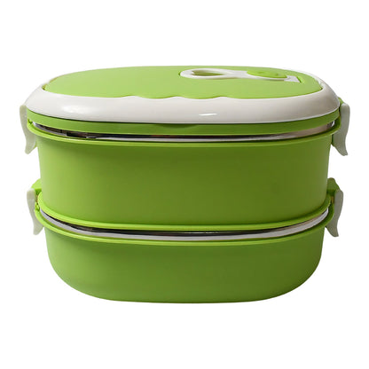 Lunch Box 900/1800ml Stainless Steel Kitchen Insulated Thermal Lunch Box