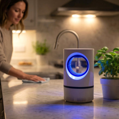silent mosquito trap lamp with suction fan