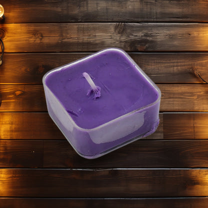 Smokeless Scented Acrylic Lavender Tealight Candles | Scented Acrylic Tealight Candle Set of 1 for Home Decoration and Celebrations | Long Burning Time Candle, Diwali (1 Pc / Mix Color)