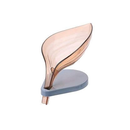 Stylish leaf soap stand