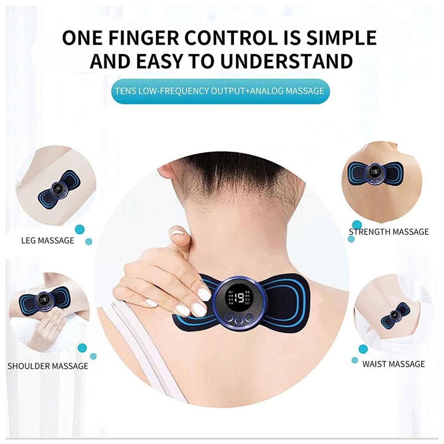  Portable USB Neck Massager - feature