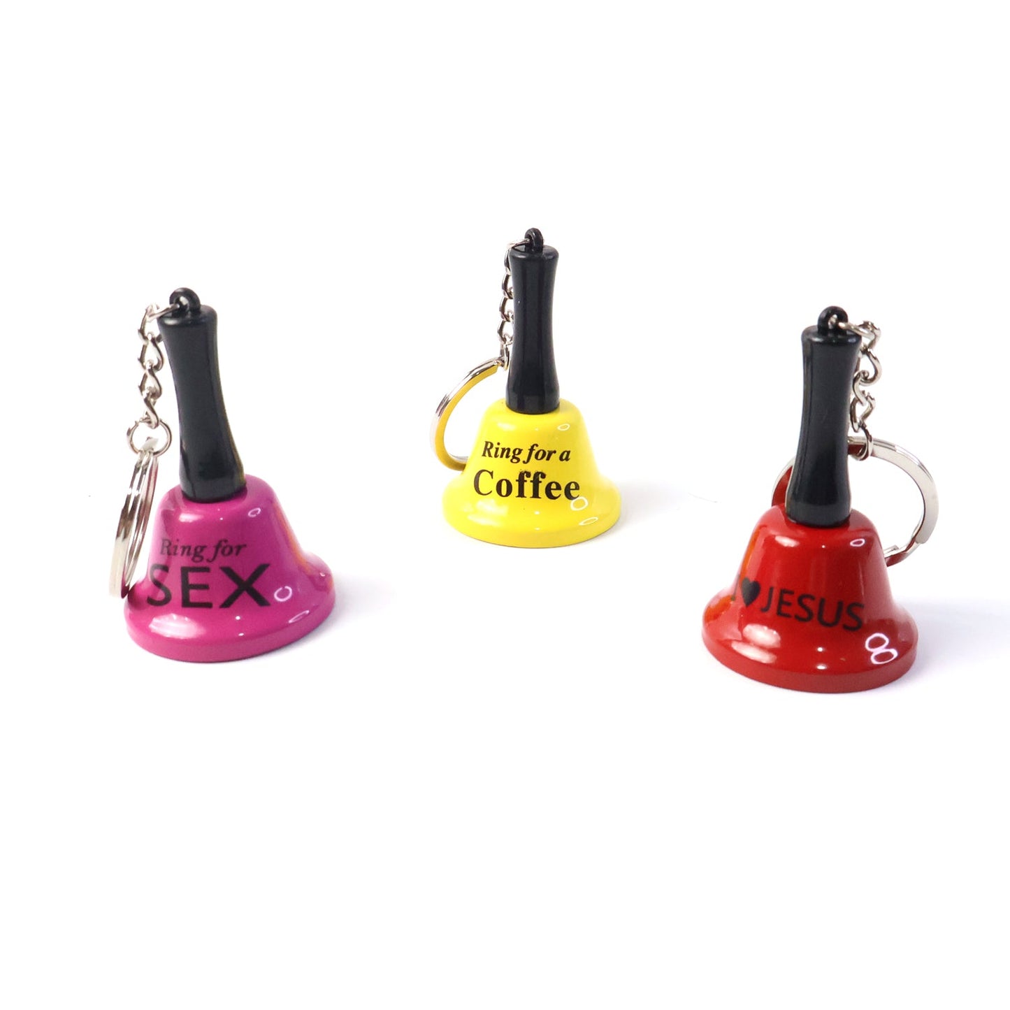 Mini Hand Bell with Keychain Metal Bell – Fun Bar Decor, Gifting & Party Accessory (1 Pc)
