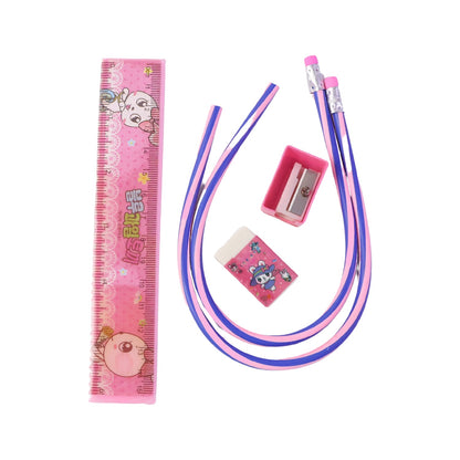 Kids school kit closeup