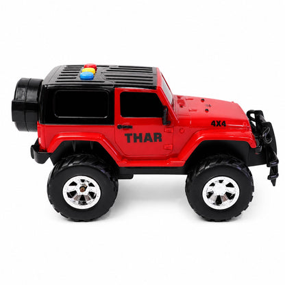 Kids Hunter Off-Road Friction Powered Toy Jeep Car (1 Pc)