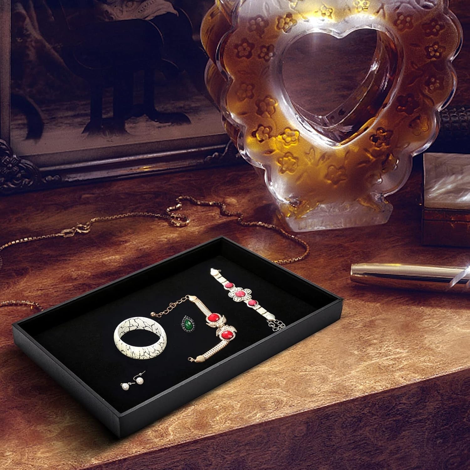 Compact charm keeper jewellery case 22x15cm India