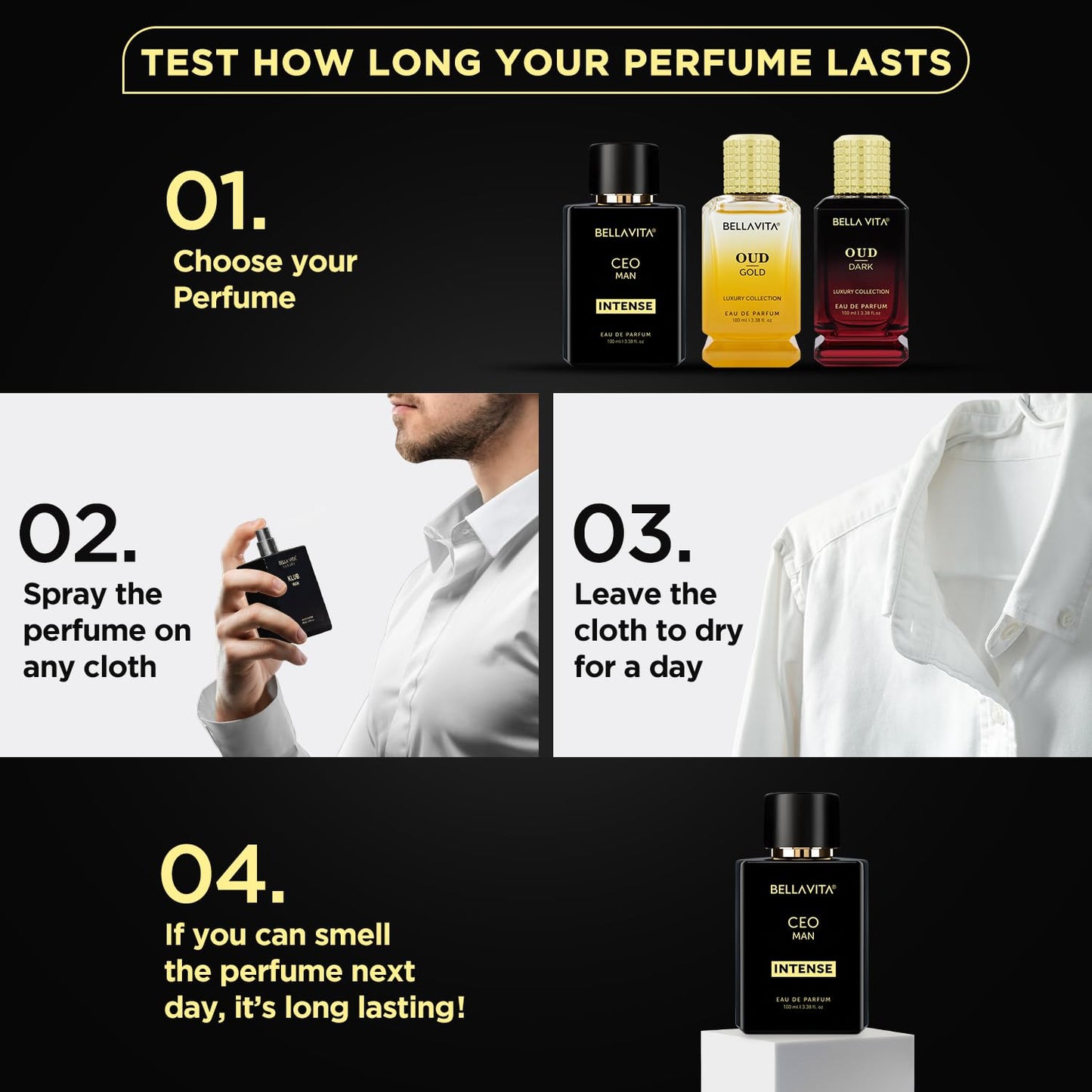 Bellavita Premium CEO Man Intense Eau De Perfume 100 ML