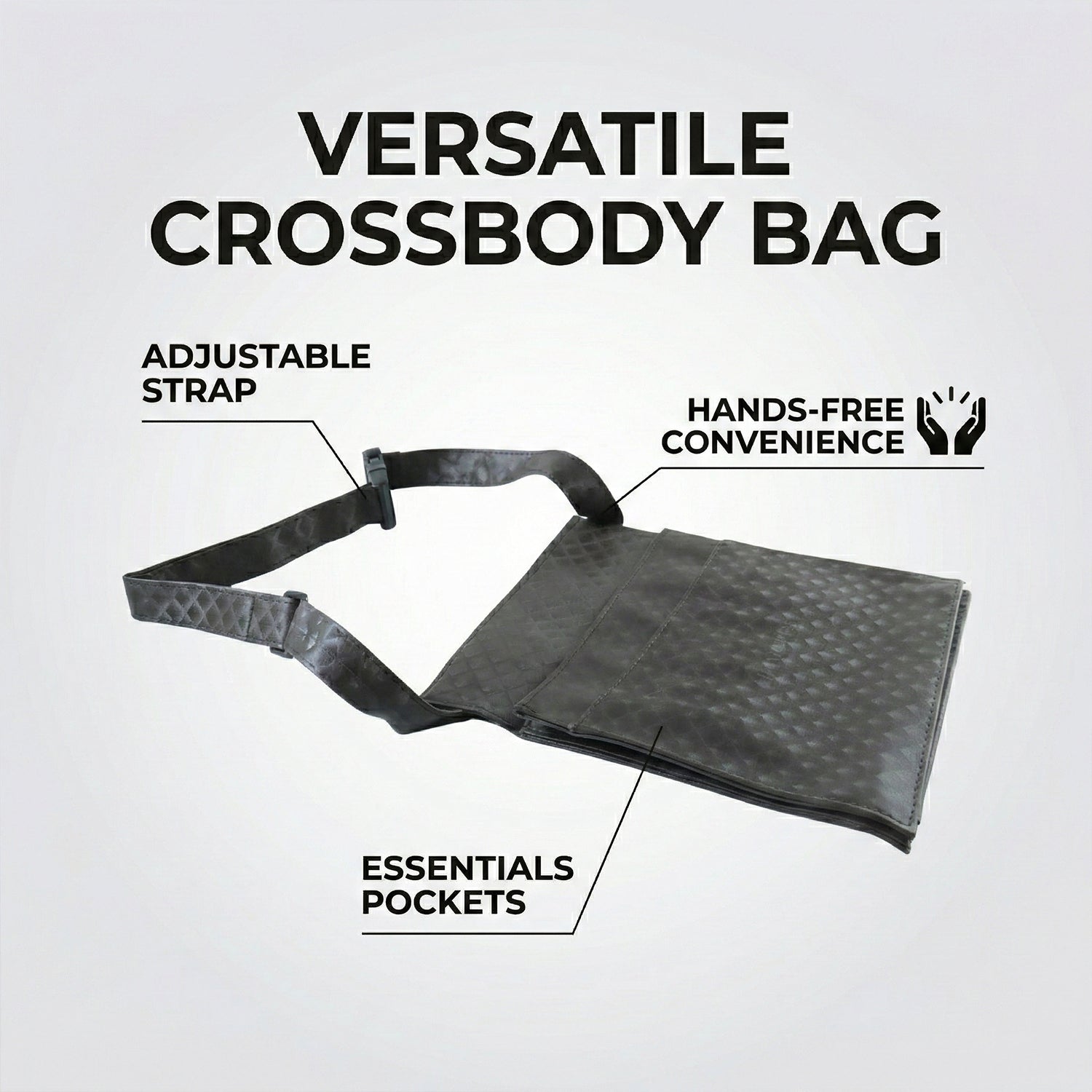 Compact multipurpose sling bag
