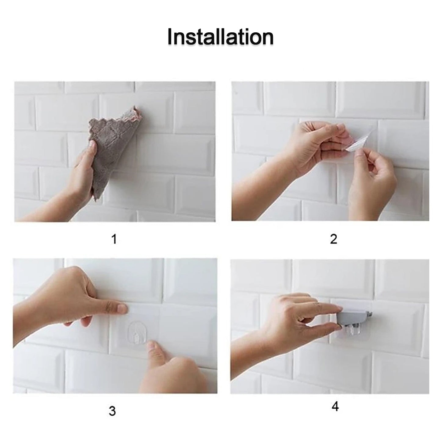 Punch-Free Wall Hanging Knife Holder – Kitchen Storage Rack (1 Pc)