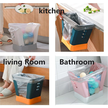 foldable trash can container