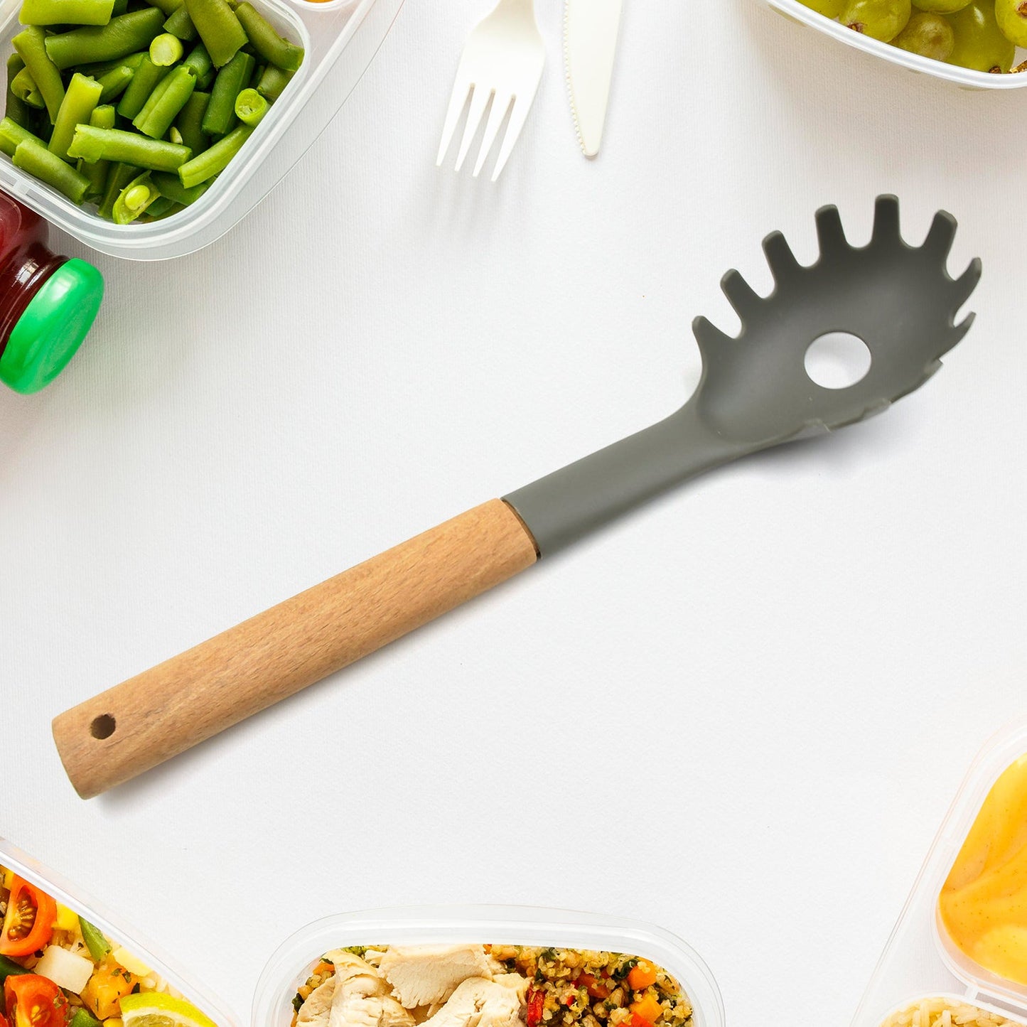 Plastic Kitchen Pasta Fork 1 Pc