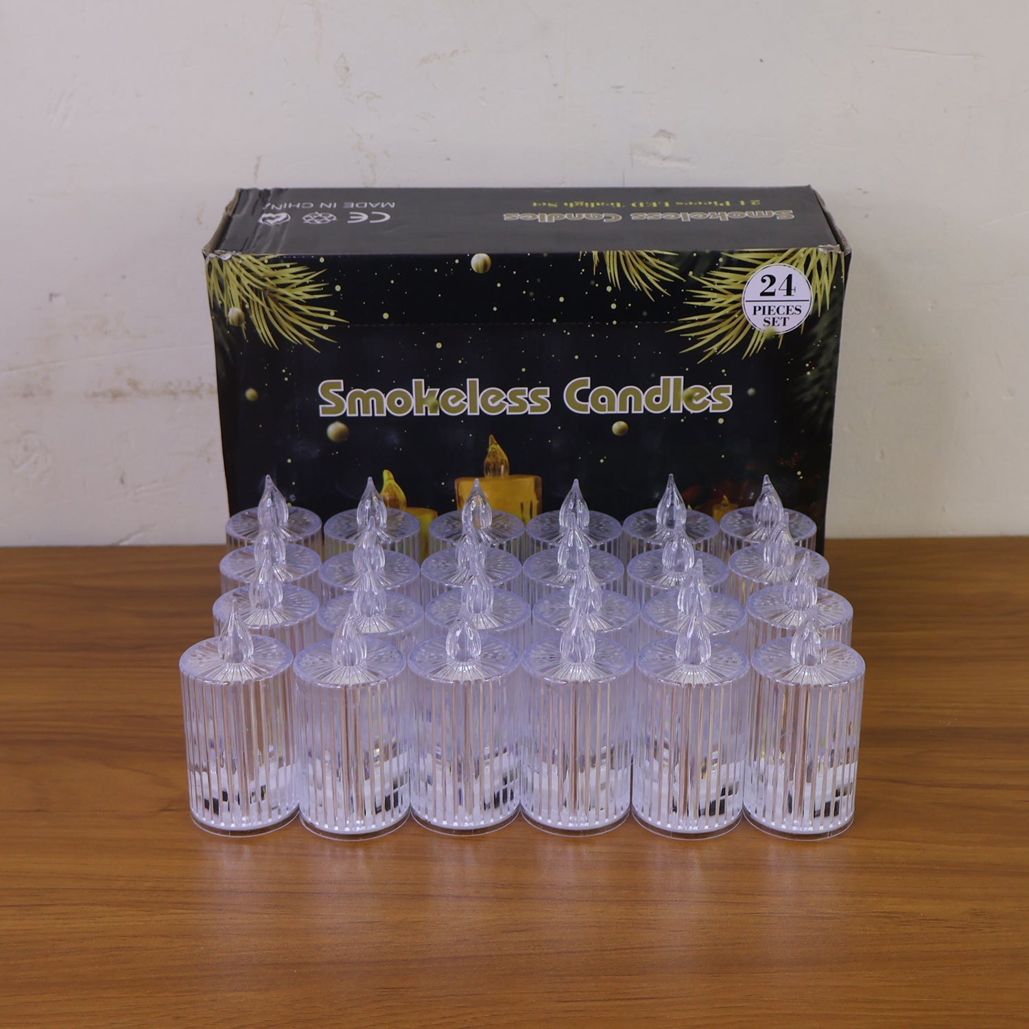 24 LED Flameless Decorative Candles