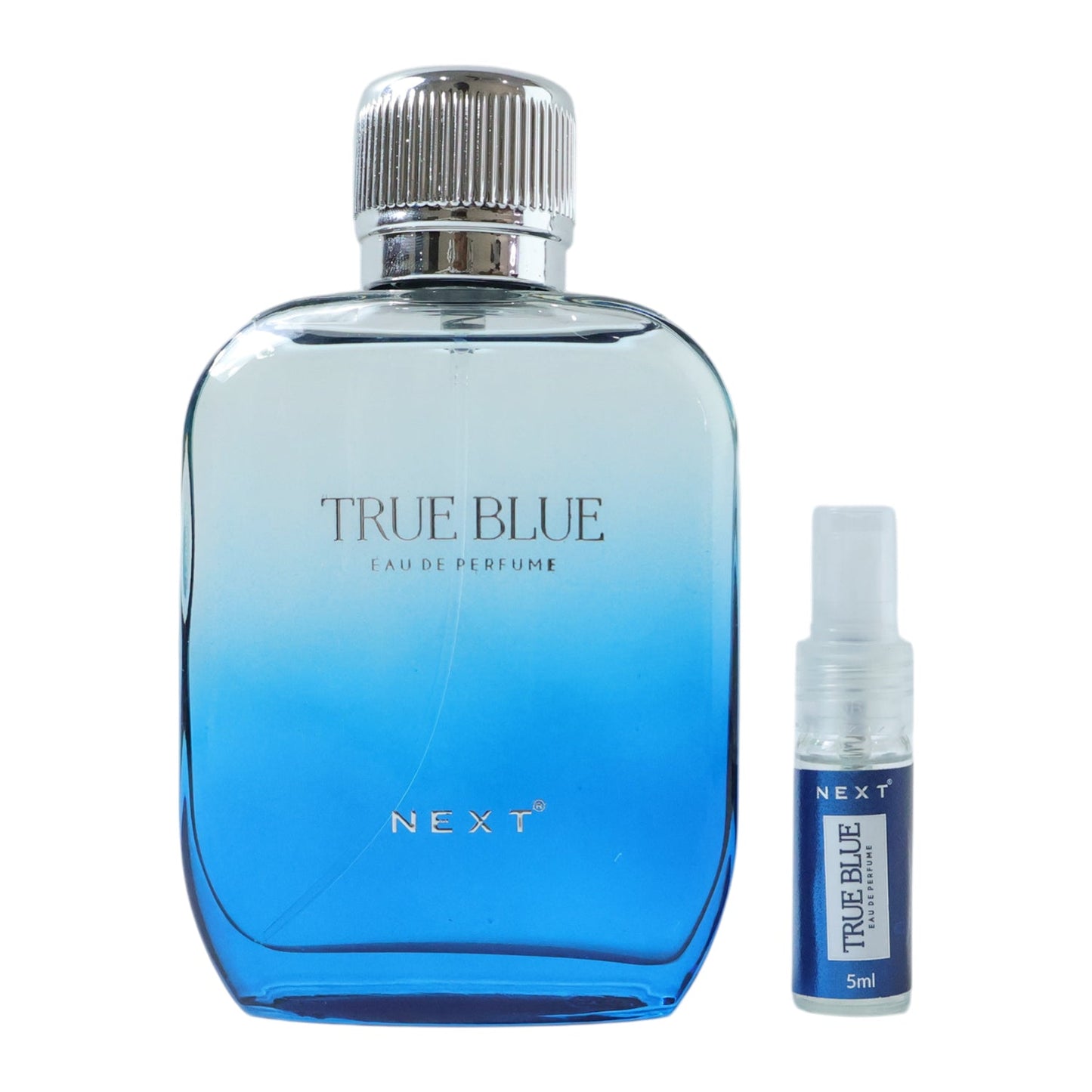 premium True Blue scent perfume packaging