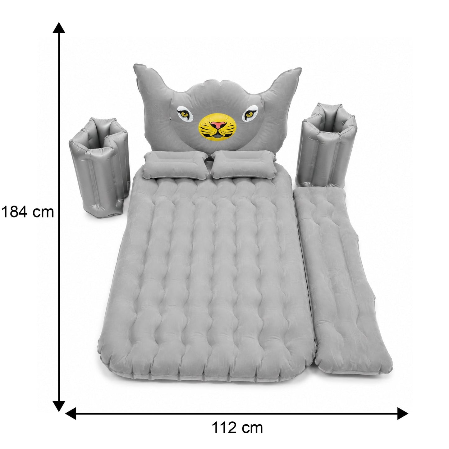 Car Air Mattress Bed Set – Inflatable Travel Bed with Pillow, Cushions & Air Pump