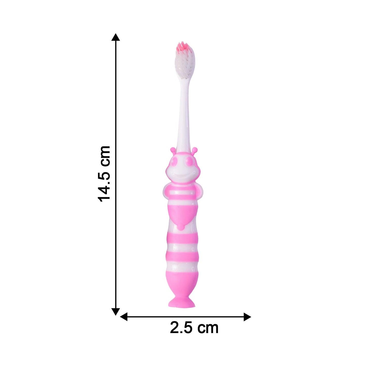 Kids Toothbrush with Cartoon Car (2 Pc Set)