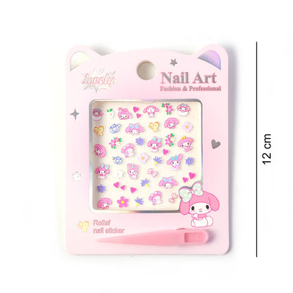 manicure sticker kit with tool