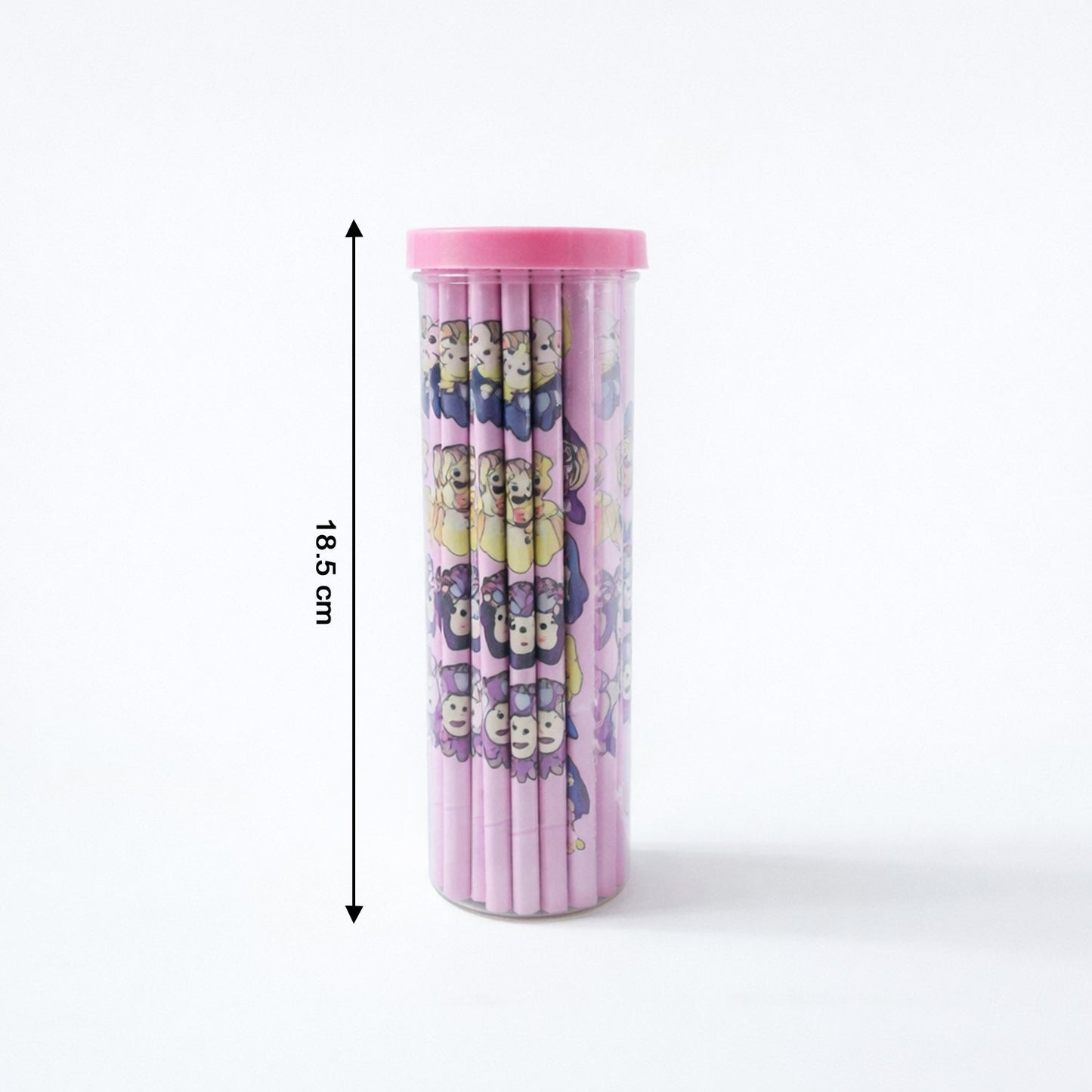Cartoon Printed Wooden Pencil Set (50 Pc Pack)