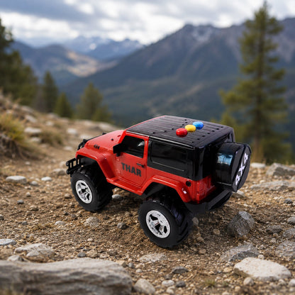 Kids Hunter Off-Road Friction Powered Toy Jeep Car (1 Pc)