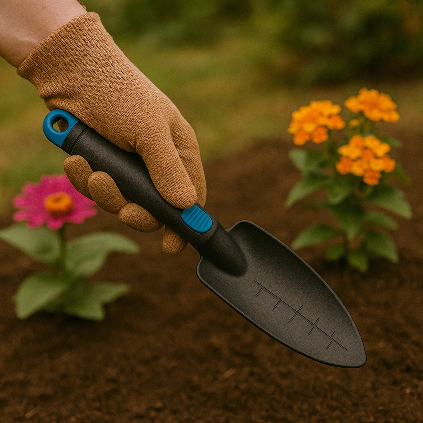 Garden digging spade small
