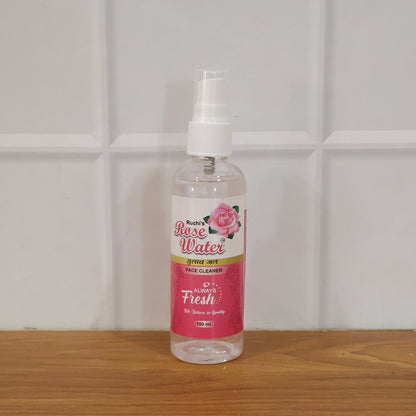 skincare rose water mist spray bottle