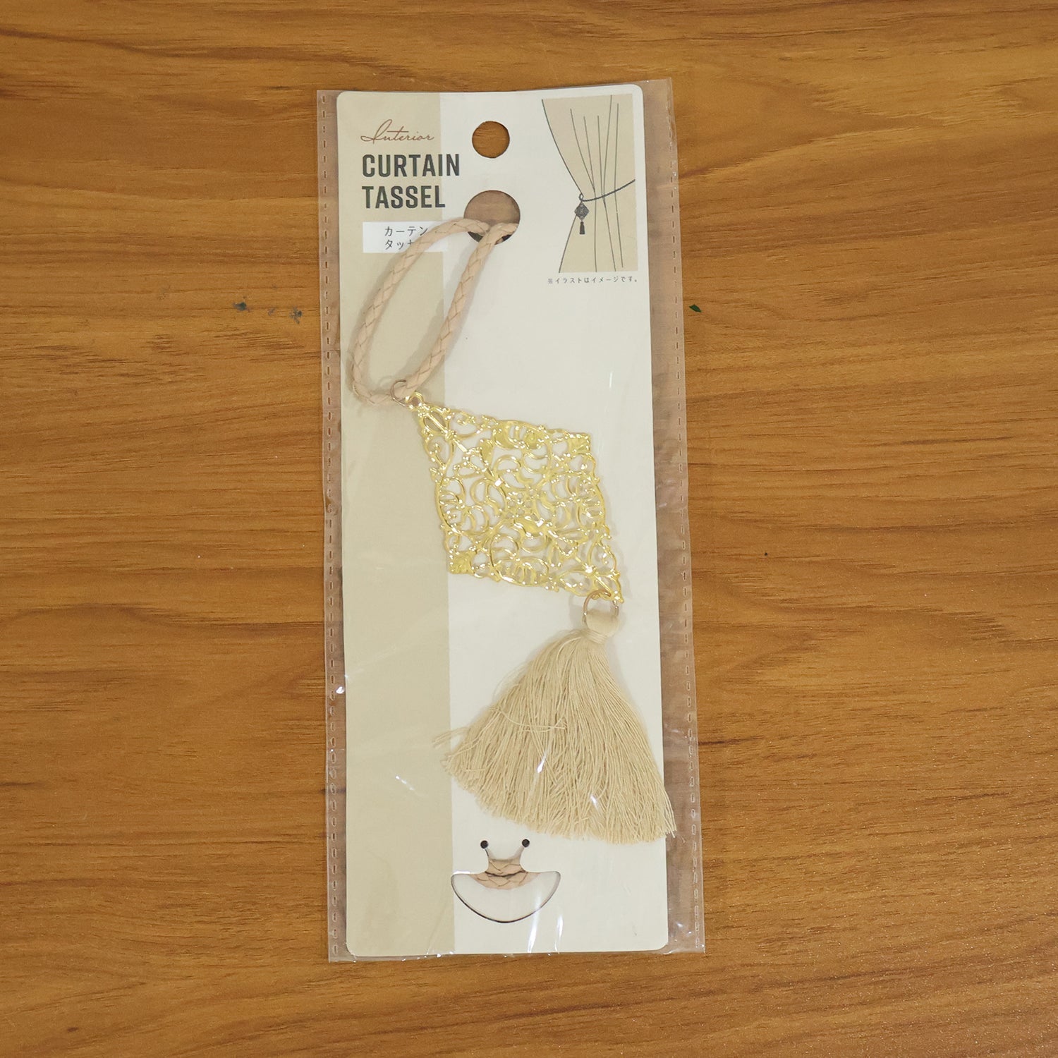 Traditional curtain tassel holder