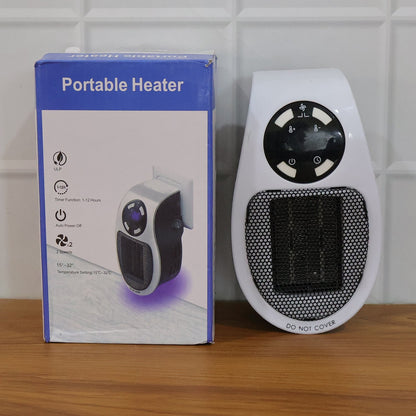 compact wall plug heater for personal space