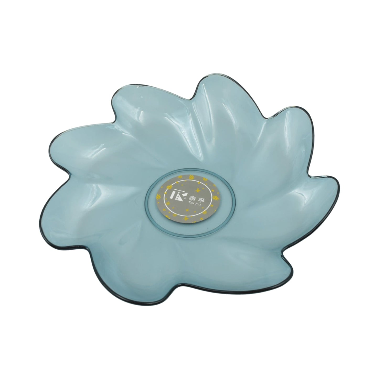 Flower Shape Kids Plastic Plate - for Dinner, Snacks & Party Supplies (1pc)