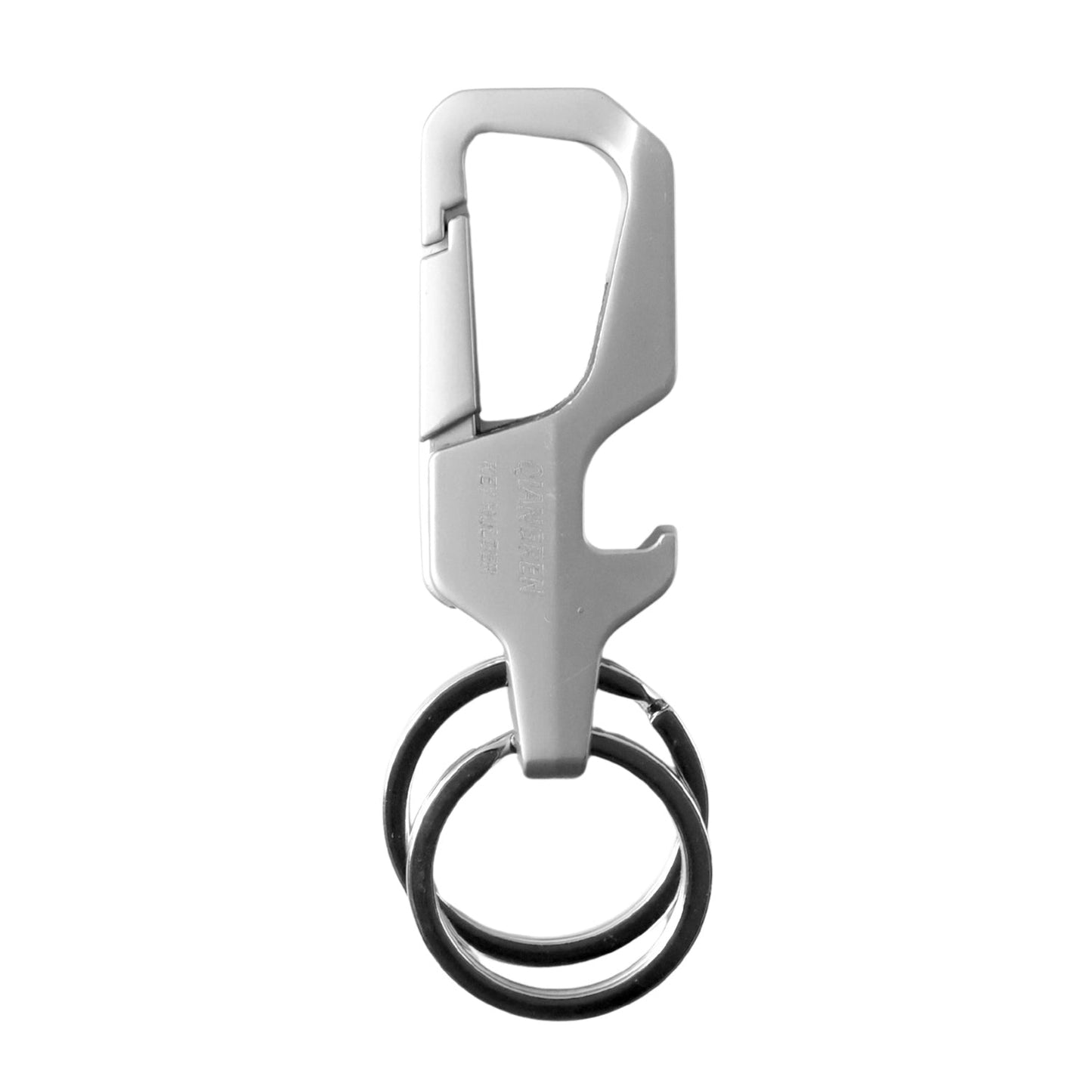 Heavy Duty Metal Key Holder with Secure Lock Keychain (1 Pc)