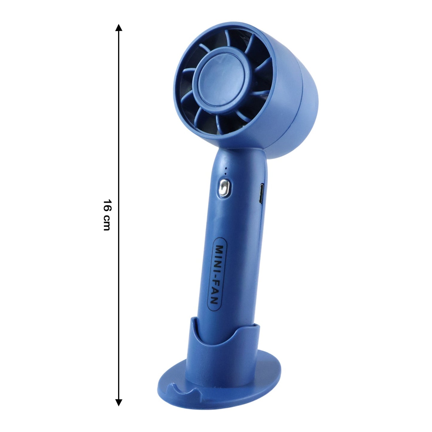  Rechargeable Mini Handheld Fan - specs detail shot