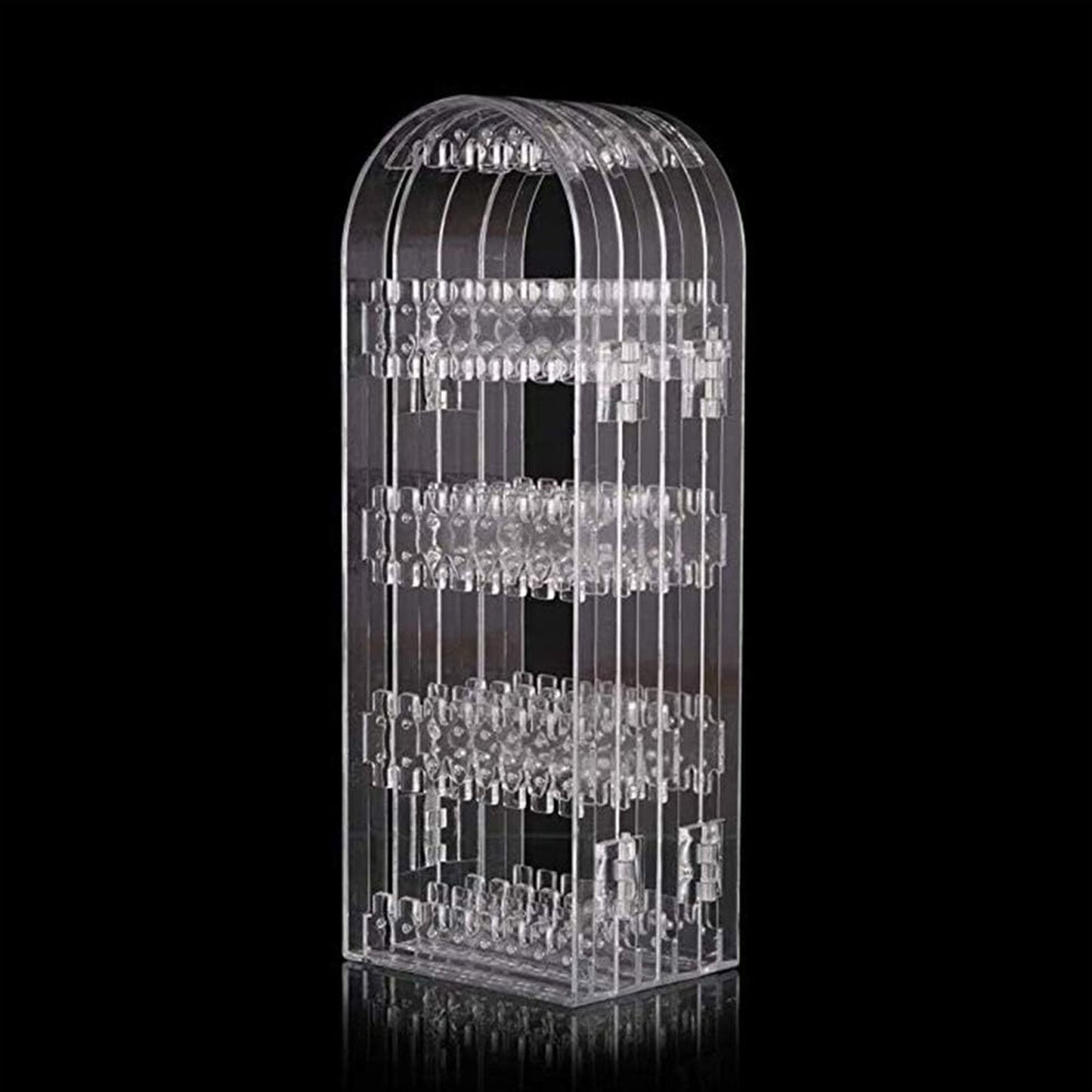 Acrylic earring screen holder 4-fold clear display for jewellery India