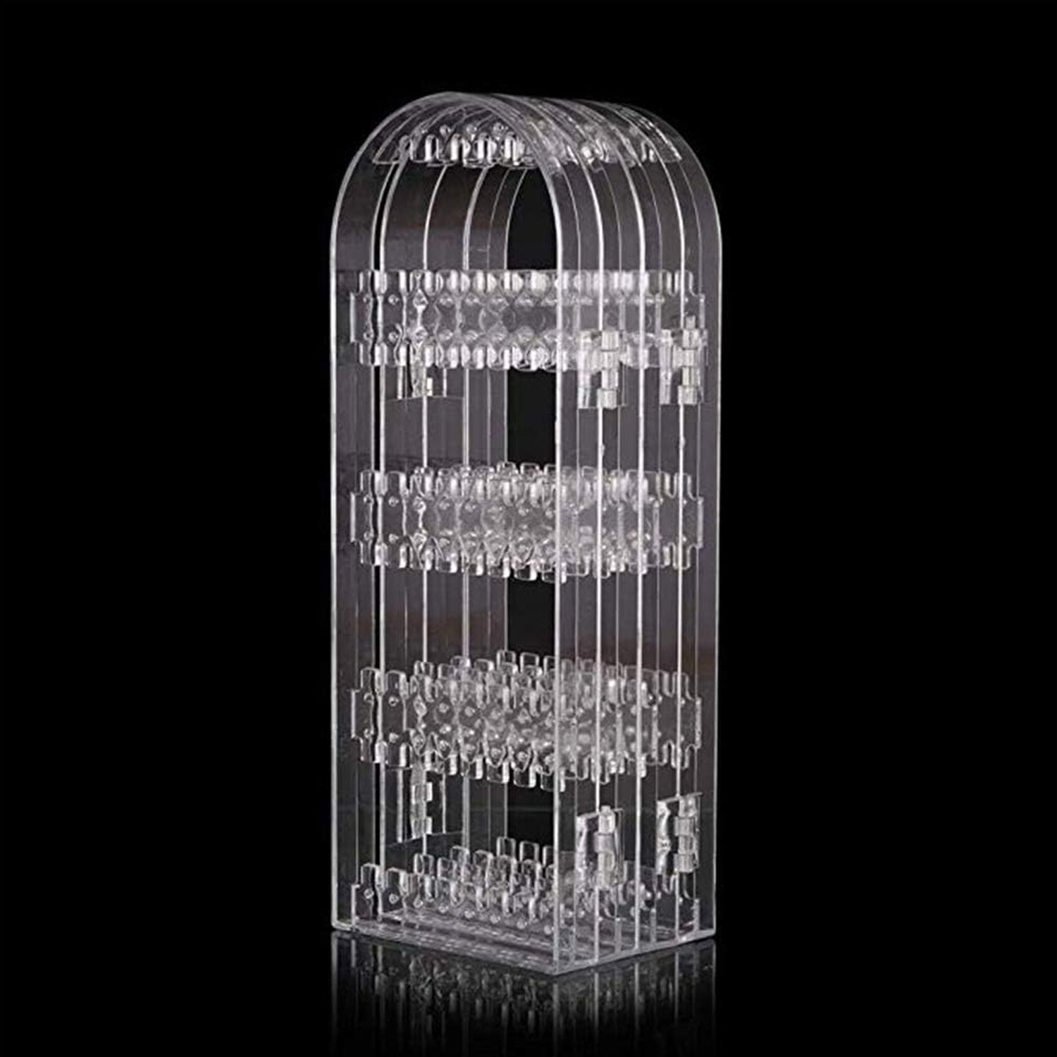 Acrylic earring screen holder 4-fold clear display for jewellery India