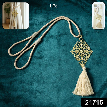 Elegant tassel curtain holder strap
