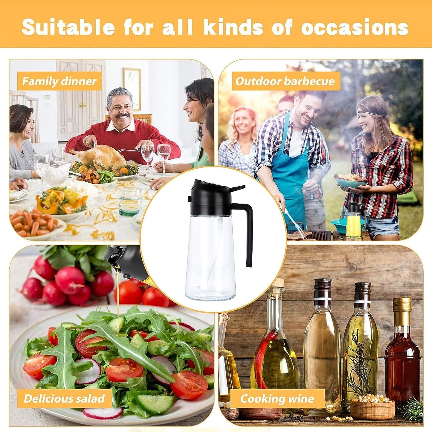 Kitchen oil container