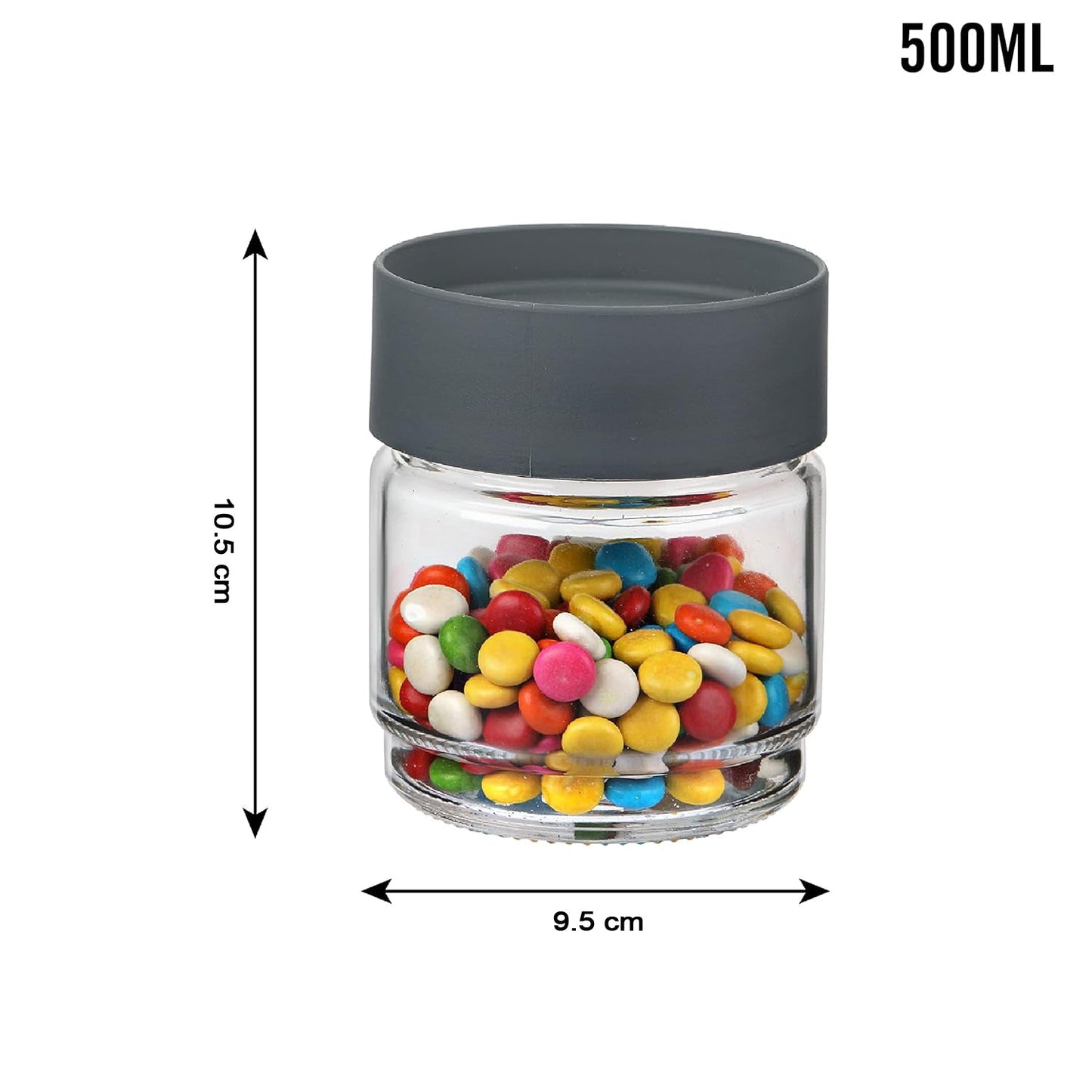 Lockable jar for cereals, pulses, and spices