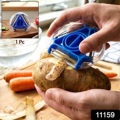 Stainless steel vegetable and fruit peeler 