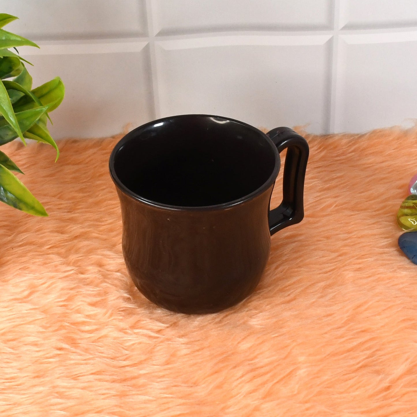 Premium Plastic Coffee,Tea Mug with Handle (1 Pc / With Color Box / Mix Color)