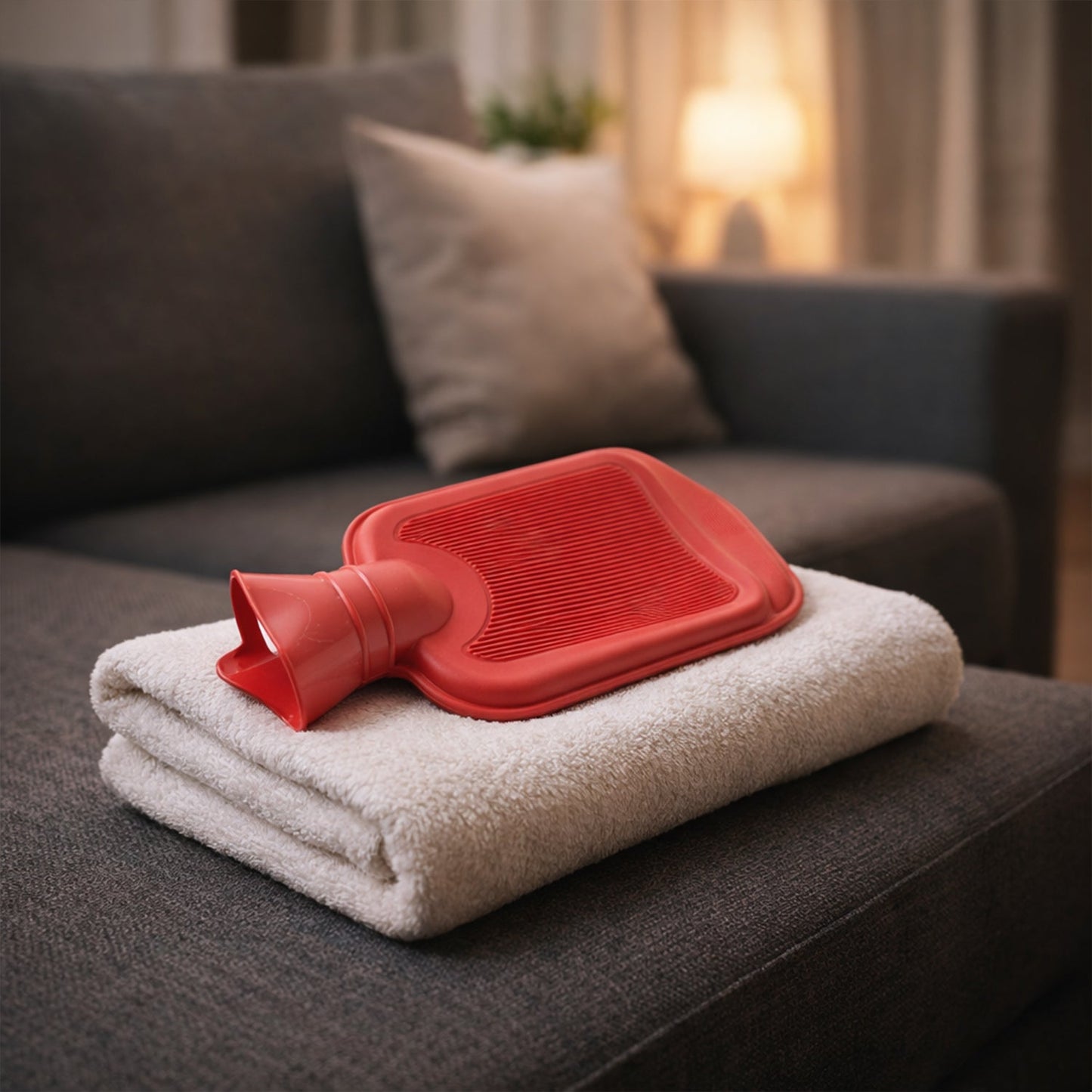 Classic Rubber Hot Water Bag for Pain Relief (1 pc)