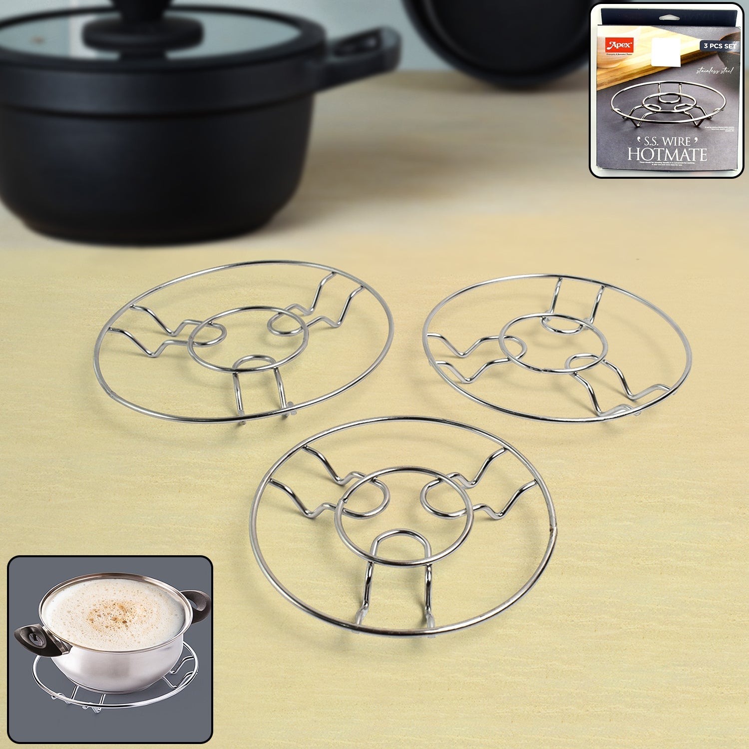 Pure Steel Hot mate Set