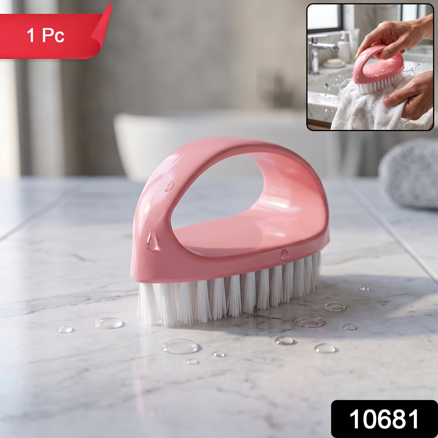 Plastic Cleaning Brush with Handle