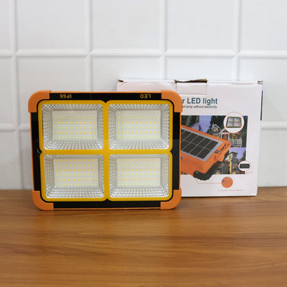 High-Brightness Solar LED Flood Light with Power Bank (1 Pc)