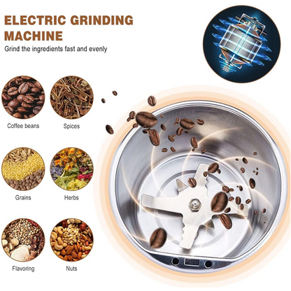  Portable 4-Blade Mini Grinder Blender - key feature close-up