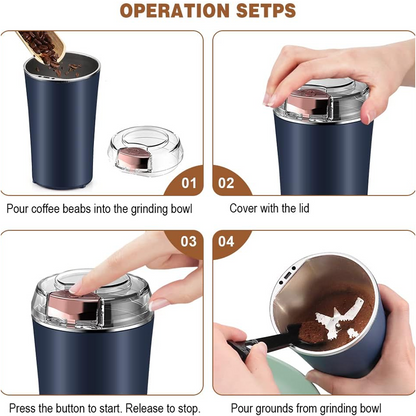  Portable 4-Blade Mini Grinder Blender - packaging shot