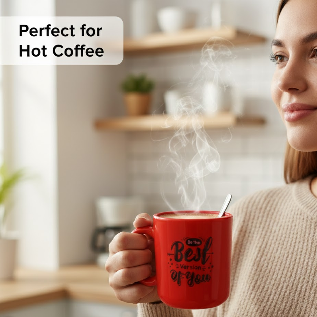Coffee Mug With Spoon and box packing, Used for Drinking and Taking Coffees