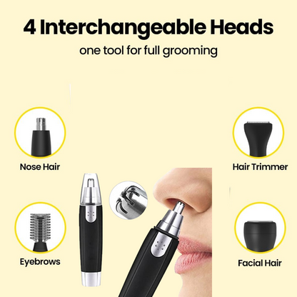  Steel Battery Ear Nose Hair Trimmer - feature